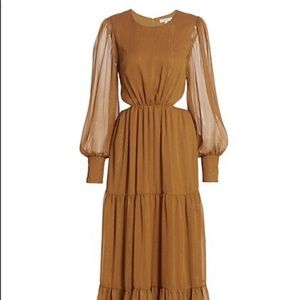Wayf Gina Tiered Cutout Maxi Dress
